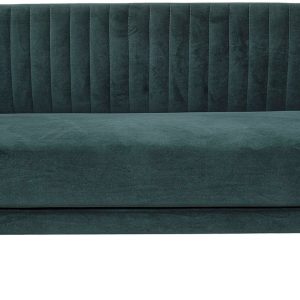Nordic, 2-personers sofa, Egetræsben by Bloomingville (H: 77 cm. B: 73 cm. L: 159 cm., Grøn)