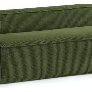 Blok, 3-personers sofa, Fjøjl by LaForma (H: 69 cm. B: 240 cm. L: 100 cm., Grøn)