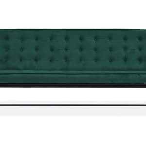 Indy 3 Pers. Sofa, Grøn Velour