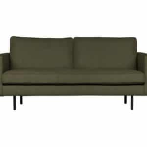2,5-personers sofa i polyester B190 cm - Te grøn