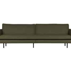 3-personers sofa i polyester B277 cm - Te grøn