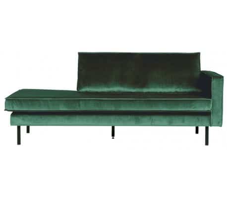 Rodeo daybed sofa i velour B206 cm - Grøn