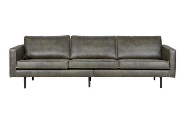 BEPUREHOME Rodeo 3 pers. sofa - army grøn stof