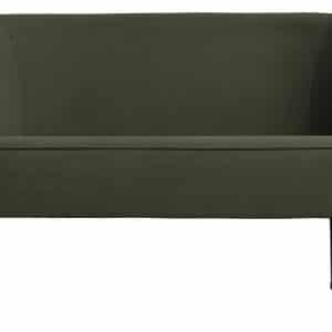 BEPUREHOME Vogue 2 pers. sofa - onyx grøn fløjl polyester og sort metal