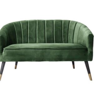 Royal sofa i grøn velour fra Present Time
