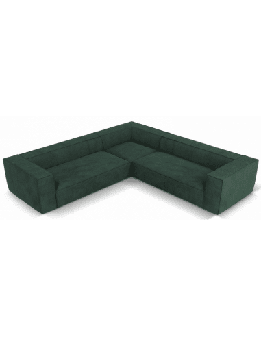 Agawa Hjørnesofa sofa i polyester B280 x D280 cm - Sort/Grøn