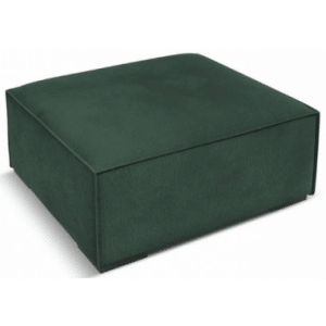 Agawa puf til sofa i polyester 100 x 100 cm - Grøn