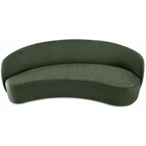 Alice 3-personers sofa i velour højrevendt B210 cm - Grøn