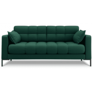 Mamaia 2-personers sofa i polyester B152 x D92 cm - Sort/Grøn