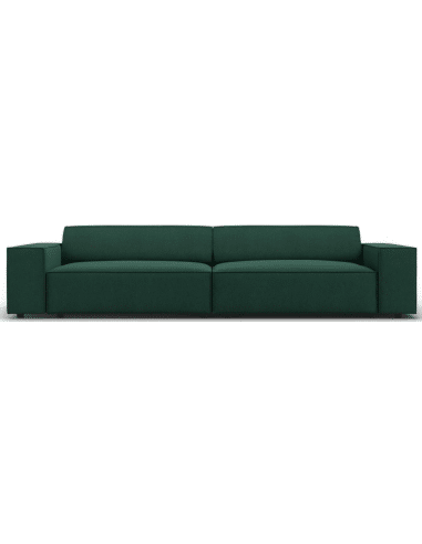 Jodie 3-personers sofa i polyester B204 x D102 cm - Sort/Grøn