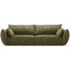 Kaelle 3-personers sofa i chenille B208 cm - Grøn