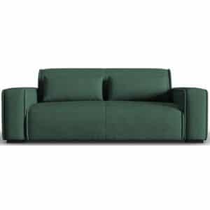 Lina 3-personers sofa i polyester B192 cm - Grøn