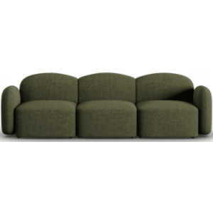 Blair 3-personers sofa i chenille B272 x D87 cm - Grøn melange