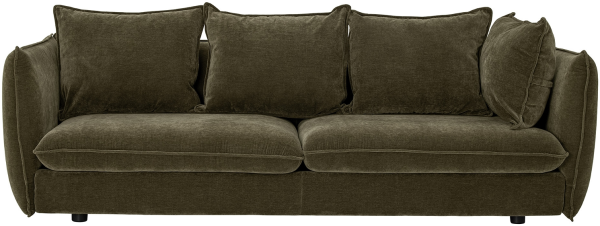 Austin, Sofa, grøn, H67x228x89 cm
