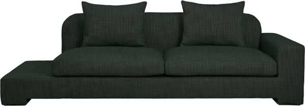 Bay, Sofa, grøn, H70x97x250 cm, stof