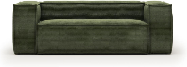 Blok, 3-personers sofa, grøn, H69x210x100 cm, stof