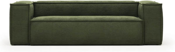 Blok, 3-personers sofa, grøn, H69x240x100 cm, stof