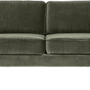 Wind, Sofa, mørk grøn, H74x88x200 cm, velour