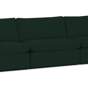 Alka 3 Pers. Sofa, Grøn