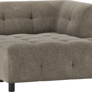 Louis Modulære sofa 1,5 chaiselong med arm højre, fladvævet stof grøn H73x140x122 cm