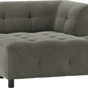 Louis Modulære sofa 1,5 chaiselong med arm højre, vævet stof grøn H73x140x122 cm