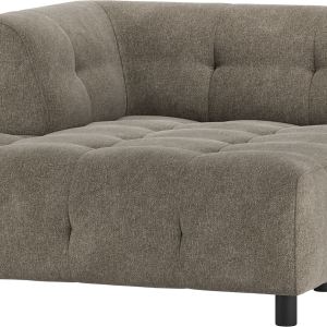 Louis Modulære sofa 1,5 chaiselong med arm venstre, fladvævet stof grøn H73x140x122 cm