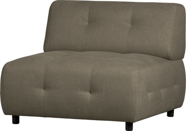 Louis Modulære sofa 1,5-sæder, fladvævet stof grøn H73x90x90 cm