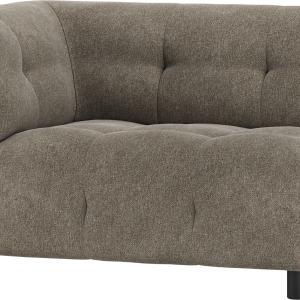 Louis Modulære sofa 1,5-sæder med arm venstre, fladvævet stof grøn H73x90x122 cm