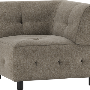 Louis Modulære sofa Hjørneelement, fladvævet stof grøn H73x90x90 cm