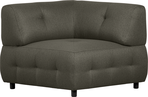 Louis Modulære sofa Hjørneelement, vævet stof grøn H73x90x90 cm