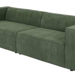 Onyx 3 Pers. Sofa, Grøn Fløjl