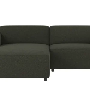 ROWICO Willard 3 pers. modul sofa, m. venstre chaiselong - grøn stof