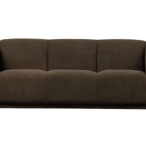 BEPUREHOME Collection 3 pers. sofa - grøn bamsestof polyester