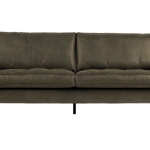 BEPUREHOME Rodeo 2,5 pers. sofa - army grøn stof