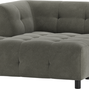 Louis Modulære sofa 1,5 chaiselong med arm venstre, vævet stof grøn H73x140x122 cm