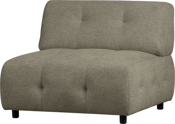 Louis Modulære sofa 1,5-sæder, chenille grøn H73x90x90 cm