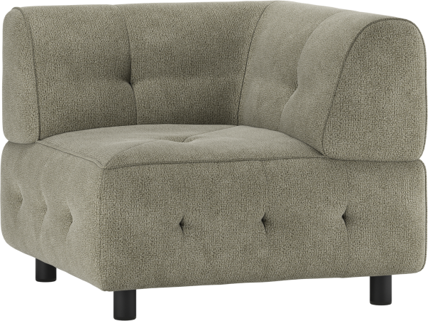 Louis Modulære sofa Hjørneelement, chenille grøn H73x90x90 cm