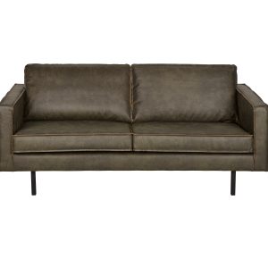 BEPUREHOME Rodeo 2,5 pers. sofa - army grøn stof