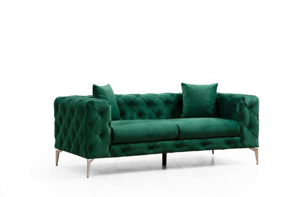 NORDVÄRK Como - Grøn 2-personers sofa