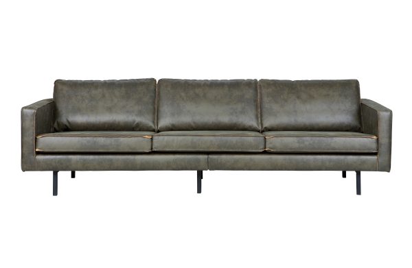 WOOOD Rodeo 3 pers. sofa - army grøn stof