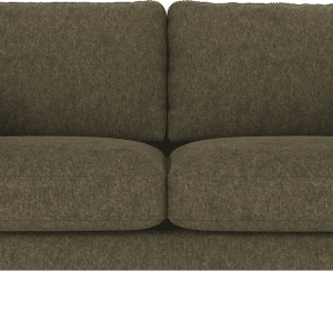2-personers sofa Rowico Corwin Brenda 77 i dyb grøn polyester med sorte metalben
