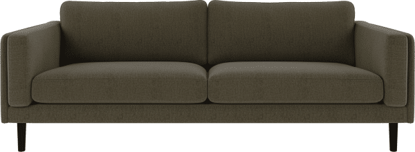 3-personers sofa Rowico Braden Brenda 77 grøn/brun stof og FSC-mix egetræ 216x87x78 cm