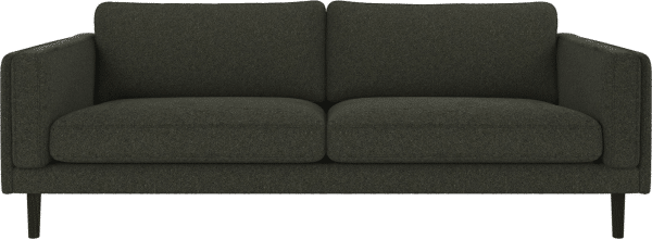 3-personers sofa Rowico Braden i Alice 162 grøn/brun - FSC-mix egetræ, nozag-fjedre, B216 x D87 cm