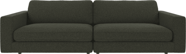 3-personers sofa Rowico Duncan Alice 162 grøn stof modulopbygget nordisk design 258x103x78 cm