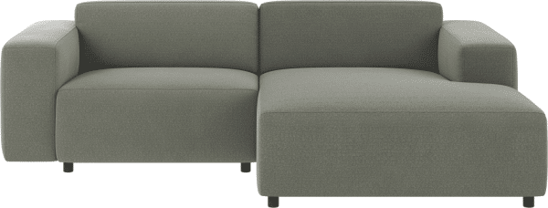 3-personers sofa Rowico Willard grøn, modulopbygget stofsofa Rita koldskum