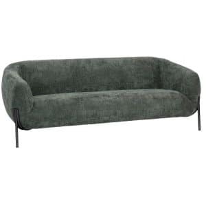 Udine 3 personers sofa grøn